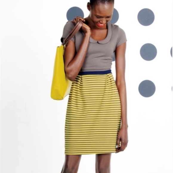 Boden Dresses & Skirts - Two-Tone Midi Dress with Stripes